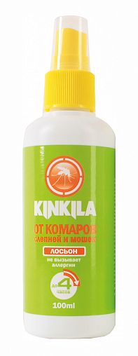 Лосьон-спрей от комаров Кинкила, 100 мл фото