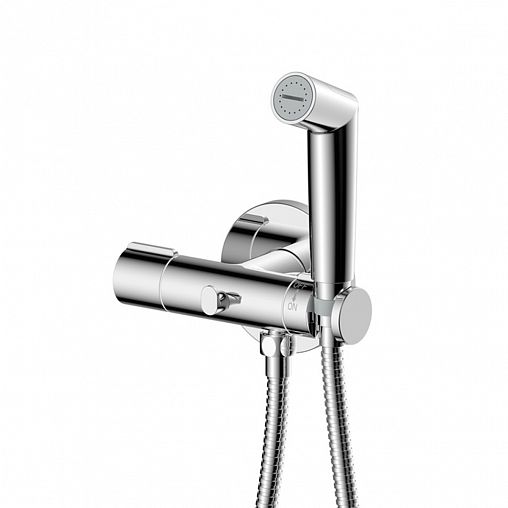 Встраиваемый гигиенический душ со смесителем IDDIS Axes AXESBR0i08, хром фото