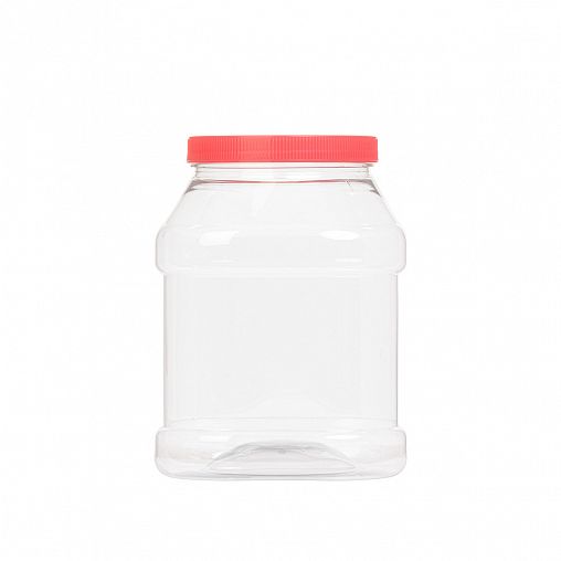 Банка для сыпучих продуктов ПЭТ Альтернатива, 15 x 15 x 20 см, 3 л фото