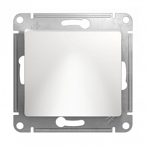 Вывод кабеля встраиваемый Systeme Electric Glossa, IP20, белый фото