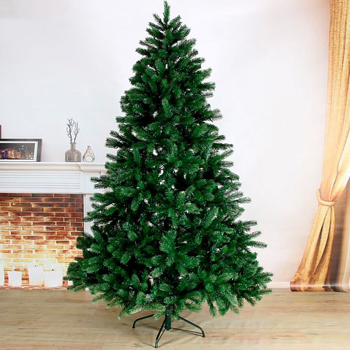 Ель фиброоптическая Зимнее волшебство Эксклюзив, 210 см, зеленая фото