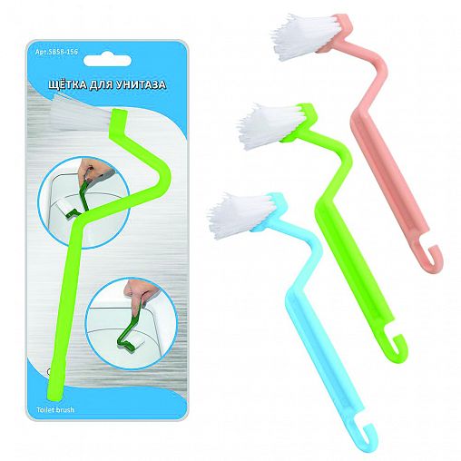 Щетка для мытья унитаза Мультидом, 21 см фото