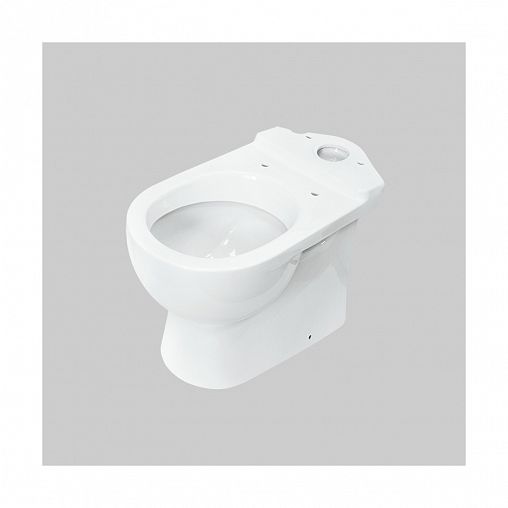 Унитаз напольный ободковый Sanita Luxe Fest Comfort, 63 x 34,5 x 81,5 см, белый фото