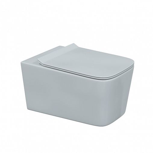 Унитаз подвесной безободковый Berges Floe, 55 x 36 x 40 см, белый фото