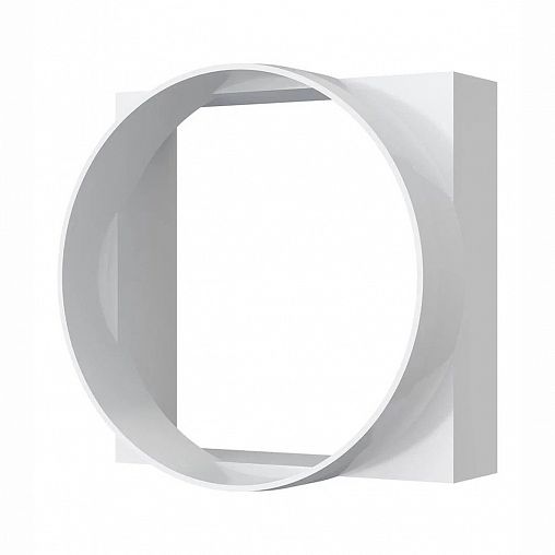 Соединитель круглых каналов Era 09КВ, d 100/90 x 90 мм, пластик фото