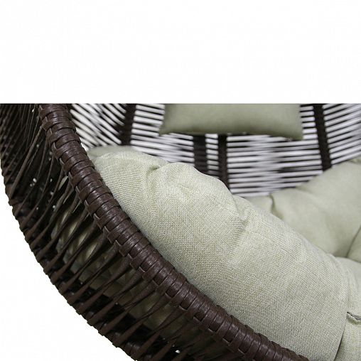 Кресло подвесное Garden story Флорес, 118 х 124 х 206 см, каркас черный фото