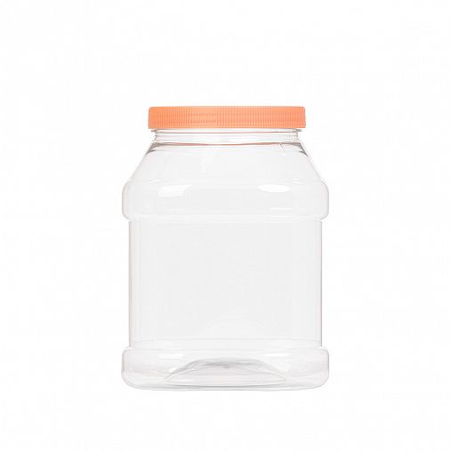 Банка для сыпучих продуктов ПЭТ Альтернатива, 15 x 15 x 20 см, 3 л фото