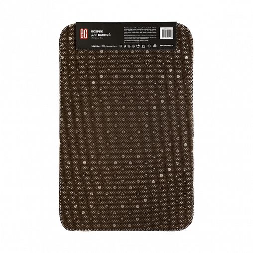 Коврик для ванной EG Мозаика, флис, 70 x 45 см фото