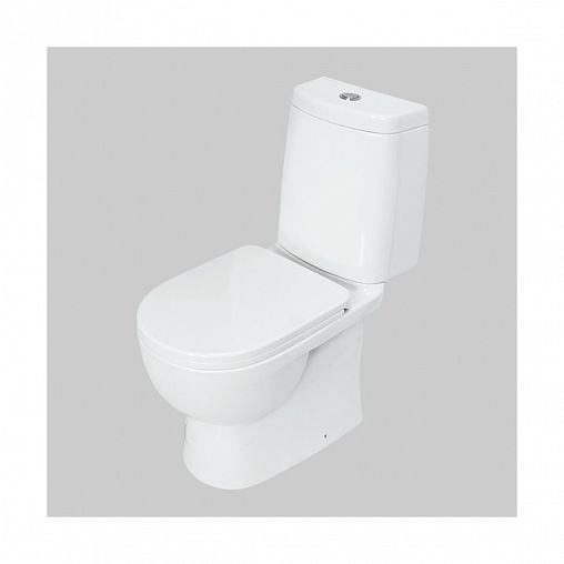 Унитаз напольный ободковый Sanita Luxe Fest Comfort, 63 x 34,5 x 81,5 см, белый фото