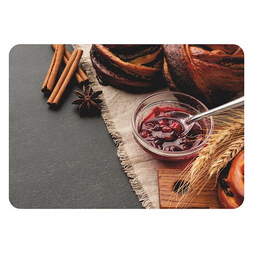 Салфетка для сервировки Рыжий кот Завтрак, 40 x 28 см, полипропилен фото