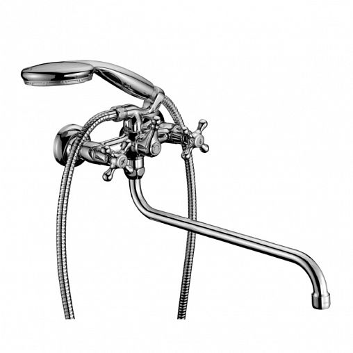 Смеситель для ванны Lemark Standart LM2151C, двухвентильный, хром фото