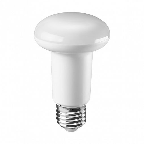 Лампа светодиодная LED Онлайт, E27, R63, 8 Вт, 4000 K, холодный свет фото