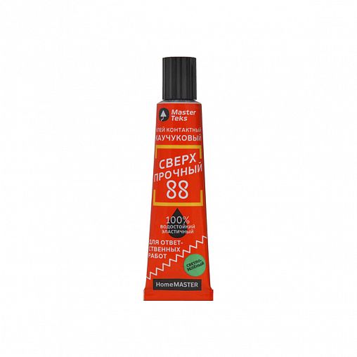 Клей контактный каучуковый MasterTeks HomeMaster 88 Сверхпрочный, 40 г фото
