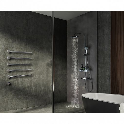 Душевая система с тропическим душем Lemark Tropic LM7010C, со ...
