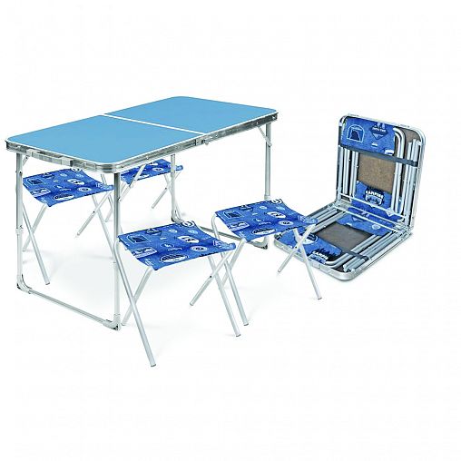 Набор складной мебели Nika ССТ-К2, стол + 4 стула фото