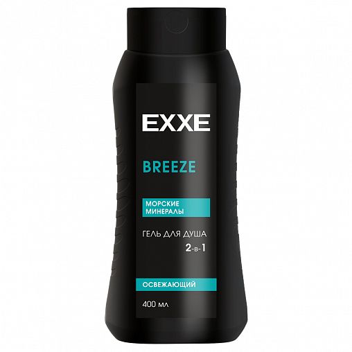 Гель для душа 2 в 1 EXXE Men Breeze Морские минералы, 400 мл фото
