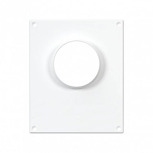 Накладка торцевая Era 130ПТМ, эмалированная сталь, с фланцем d 130 мм, 196 x 236 мм фото