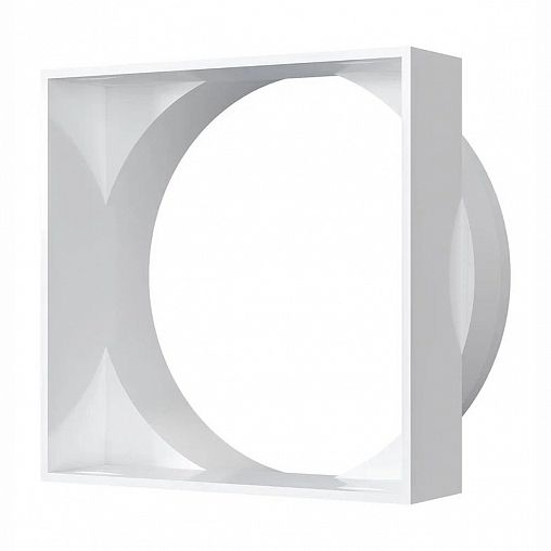 Соединитель круглых каналов Era 09КВ, d 100/90 x 90 мм, пластик фото