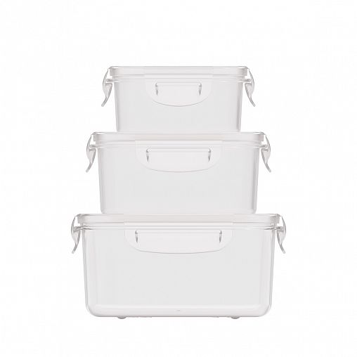 Набор контейнеров для СВЧ Альтернатива Прайм, (0,5 л + 1 л + 1,6 л) фото