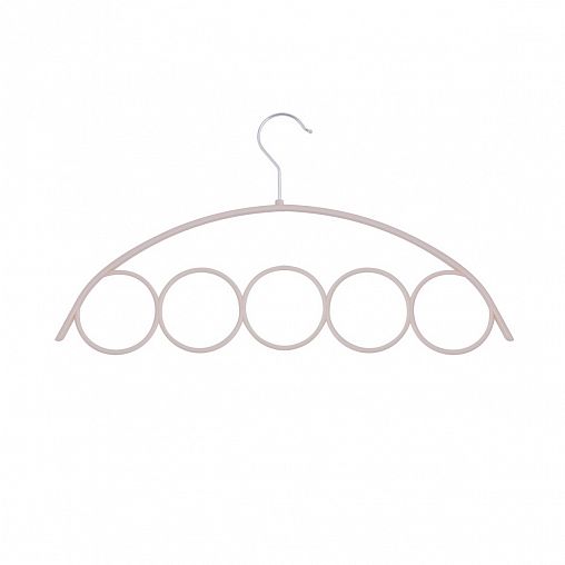 Вешалка для шарфов и платков Мультидом, 5 колец, 23 x 40 см, микс фото