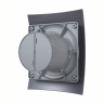 Вентилятор осевой вытяжной DiCiTi Breeze 4C Dark Gray metal, с обратным клапаном, D 100 мм, 9 Вт фото