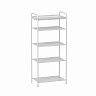 Подставка для обуви ЗМИ Верона 15, 5-ти полочная, 30 x 45 x 95 см, белая фото