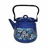 Чайник эмалированный СтальЭмаль, 3,5 л, с декором фото