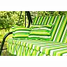 Качели садовые Olsa Стандарт Nova, трехместные, 231 x 126 x 147,8 см, каркас зеленый фото