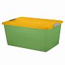 Ящик для игрушек на колесах Plast Team Anderson, 56,5 x 38,5 x 27 см, 40 л, зеленое яблоко фото