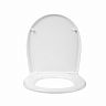 Сиденье для унитаза IDDIS 001, 41,8 x 36 x 3,8 см, белое фото
