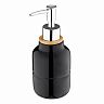 Дозатор для жидкого мыла Leonord Barcelona, керамика, черный фото