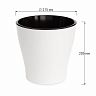 Горшок для цветов Альтернатива Лея, с автополивом, 5 л, белый фото