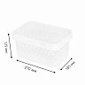 Корзина для хранения Альтернатива Элемент, с крышкой, 27 x 18,5 x 13,5 см, белая фото Корзина для хранения Альтернатива Элемент, с крышкой, 27 x 18,5 x 13,5 см, белая фото