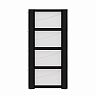 Комод четырехсекционный Альтернатива Колорит, 56 x 39 x 81 см, черный фото