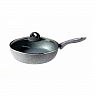 Сотейник Scovo Stone Pan ST-021 с крышкой, с антипригарным покрытием, 24 см фото