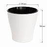 Горшок для цветов Альтернатива Лея, с автополивом, 3,6 л, белый фото