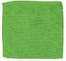 Салфетка Рыжий кот, микрофибра, 25 x 25 см, зеленая фото