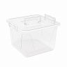 Контейнер для хранения Альтернатива, квадратный, с крышкой и ручками, 8,5 л фото