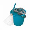Комплект Моп сет для уборки York, швабра, круглое ведро с отжимом, 10 л фото