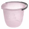 Ведро Бытпласт, 10 л, с цветочным рисунком фото