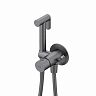 Встраиваемый гигиенический душ со смесителем IDDIS Axes, графит фото