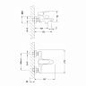 Смеситель для ванны Lemark Point LM0314C, однорычажный, хром фото