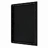 Люк-дверца ревизионная Evecs L3030N black, нажимная, с фланцем 300 x 300 мм, 327 x 327 мм фото
