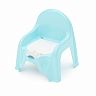 Горшок-стульчик детский Plast Land, голубой фото