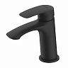 Смеситель для раковины с коротким изливом Milardo Rora, черный матовый фото