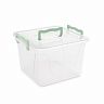 Контейнер для хранения Альтернатива, квадратный, с крышкой и ручками, 8,5 л фото