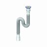 Сифон гофрированный для раковины Unicorn D240, с выпуском, 1 1/2" x 40 мм, 1500 мм фото
