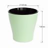 Горшок для цветов Альтернатива Лея, с автополивом, 2,2 л, светло-зеленый фото