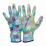 Перчатки садовые Park, с нитрилом, размер XL, голубые фото