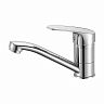 Смеситель для раковины с поворотным изливом Milardo Simp SIMSBR0M01, однорычажный, хром фото